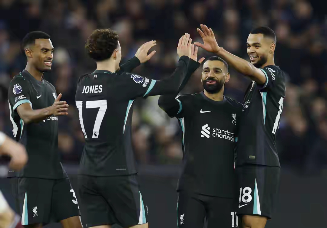 利物浦客场险胜西汉姆联，榜首位置不动摇，稳步上升